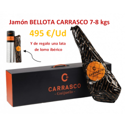 Jamón Bellota Carrasco 7-8 Kgs
