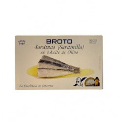 Sardinillas en AOVE Broto